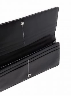 Marc Jacobs The Bold Colorblocked Open Face logo-debossed wallet