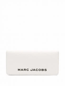 Marc Jacobs The Bold Colorblocked Open Face logo-debossed wallet