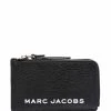 Marc Jacobs small The Bold Top Zip logo-debossed wallet