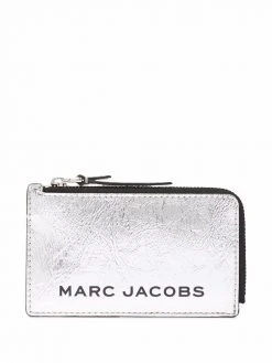Marc Jacobs The Metallic Bold small top zip wallet
