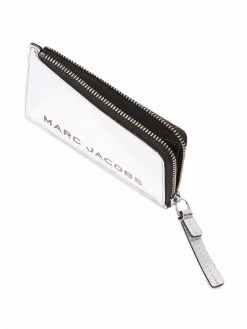 Marc Jacobs The Metallic Bold small top zip wallet