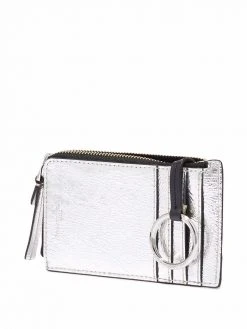 Marc Jacobs The Metallic Bold small top zip wallet