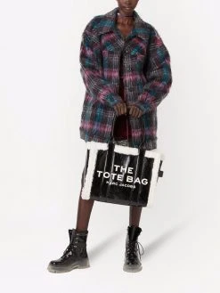 Marc Jacobs The Crinkle shearling large tote