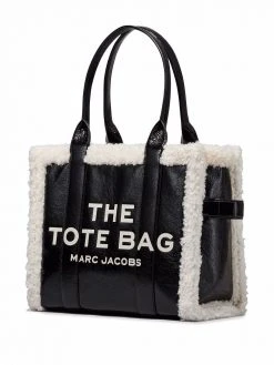 Marc Jacobs The Crinkle shearling large tote