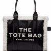 Outlet โ Marc Jacobs The Crinkle shearling large tote ๐ 1 Marc Jacobs The Crinkle shearling large tote