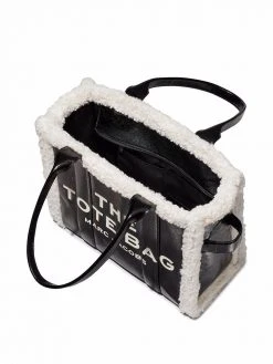 Marc Jacobs The Crinkle shearling large tote