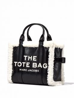 Marc Jacobs The Crinkle shearling small tote