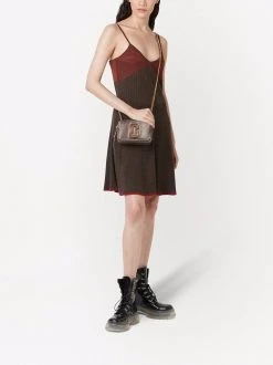 Marc Jacobs The Glam Shot metallic 17 crossbody bag