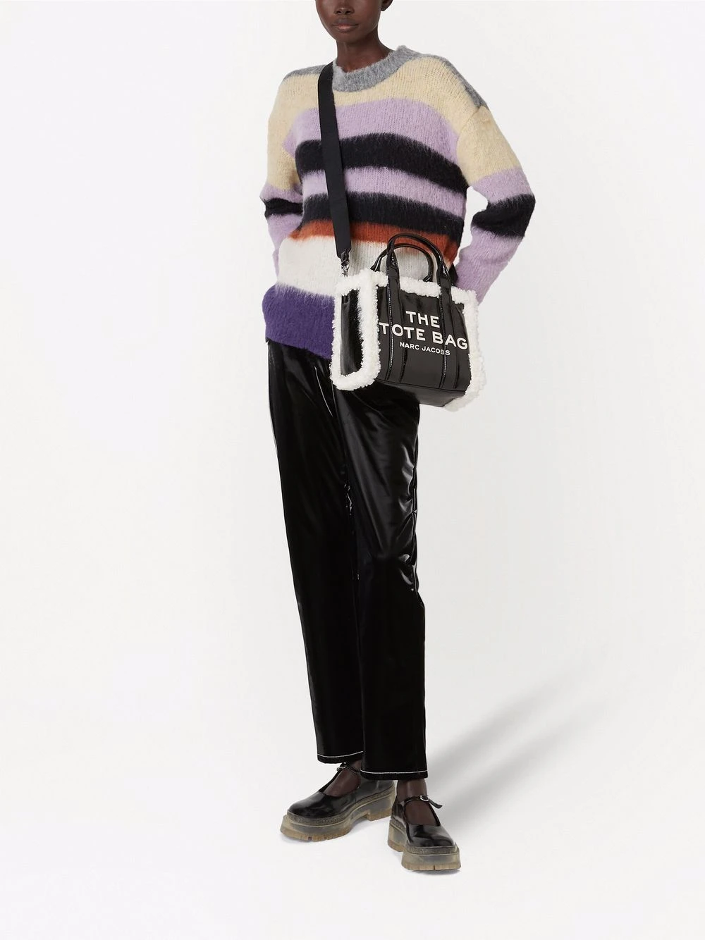 Wholesale โจ Marc Jacobs The Crinkle shearling mini tote ๐ 4 Marc Jacobs The Crinkle shearling mini tote