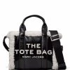 Marc Jacobs The Crinkle shearling mini tote