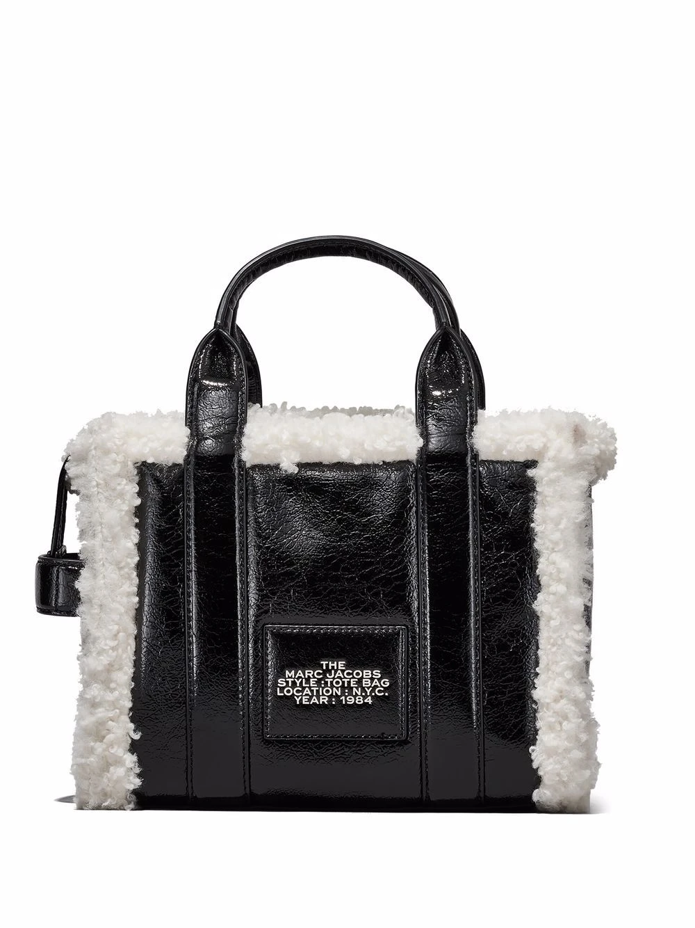 Wholesale โจ Marc Jacobs The Crinkle shearling mini tote ๐ 5 Marc Jacobs The Crinkle shearling mini tote