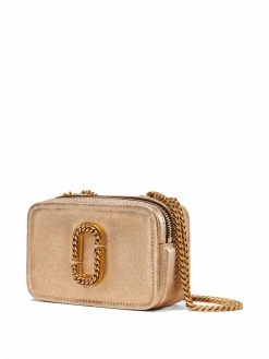 Marc Jacobs The Glam Shot metallic 17 shoulder bag