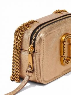 Marc Jacobs The Glam Shot metallic 17 shoulder bag