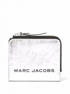 Marc Jacobs The Metallic bold mini compact wallet