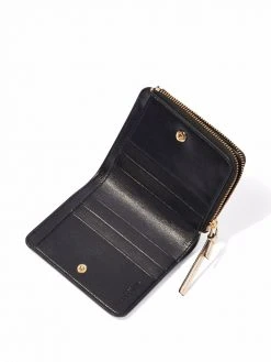 Marc Jacobs The Metallic bold mini compact zip wallet