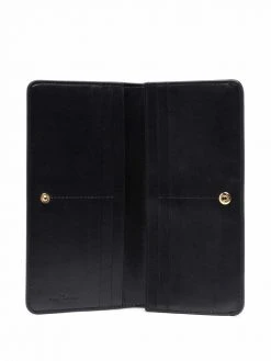 Marc Jacobs logo-print pebbled wallet