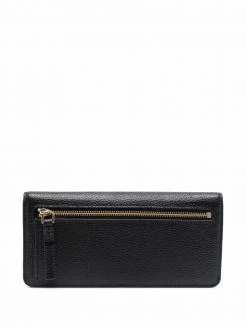Marc Jacobs logo-print pebbled wallet