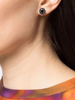 Marc Jacobs enamelled-logo stud earrings