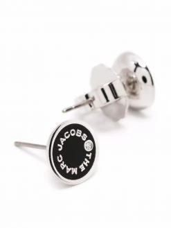 Marc Jacobs enamelled-logo stud earrings