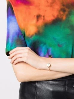 Marc Jacobs enamelled-logo bangle