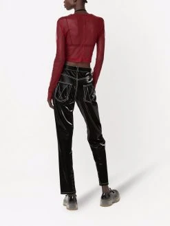 Discount π Marc Jacobs The Cropped Mesh long sleeve T shirt β¨ 10 Marc Jacobs The Cropped Mesh long-sleeve T-shirt