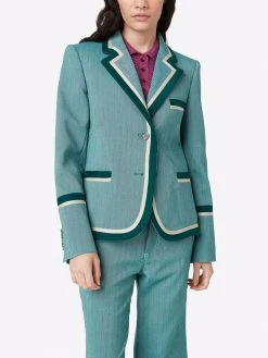Marc Jacobs The Tipped pinstripe blazer