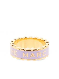 Marc Jacobs The Medallion scallop-edge ring
