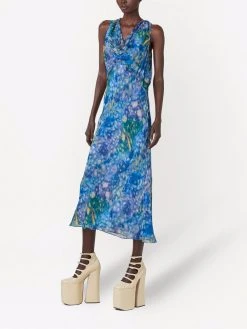 Marc Jacobs x Loren Erdrich The Halter Cowl dress