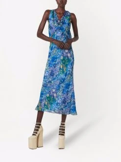 Marc Jacobs x Loren Erdrich The Halter Cowl dress