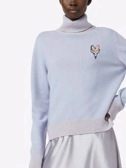 Buy β Marc Jacobs Embroidered motif roll neck jumper π 11 Marc Jacobs embroidered-motif roll-neck jumper