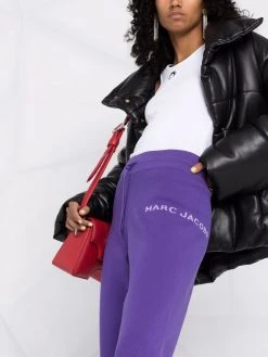Marc Jacobs The Knit branded tapered-leg track pants