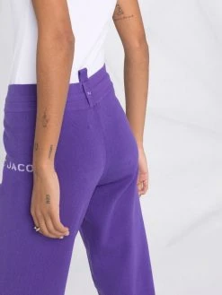 Marc Jacobs The Knit branded tapered-leg track pants