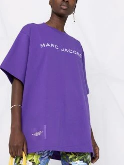 Cheap ๐ Marc Jacobs The Big logo embroidered short sleeve T shirt ๐ 12 Marc Jacobs The Big logo-embroidered short-sleeve T-shirt